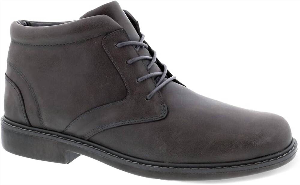 NEW DREW men's bronx ankle boot in grey